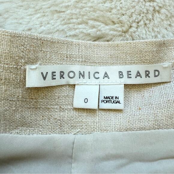 NEW!!! Veronica Beard women linen ankle pants size 0 Authentic - Picture 5 of 10